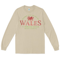 Mushroom Rugby Welsh Gift Red Dragon Flag of Wales Long Sleeve Tee - trangStudio