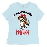 Baby Blue Dachshund Mom Ladies Tee - Bettercallsaul