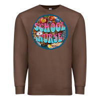 Chestnut western groovy school nurse Premium Sweatshirt - BarkalooDesign