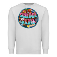 Dove Grey western groovy school nurse Premium Sweatshirt - BarkalooDesign
