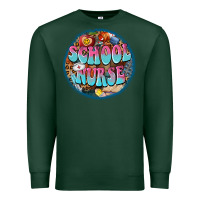 Sports Green western groovy school nurse Premium Sweatshirt - BarkalooDesign