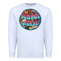 White western groovy school nurse Premium Sweatshirt - BarkalooDesign