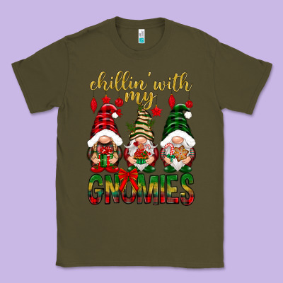 Chillin' With My Gnomes Classic Tee Designed By Nancycooperartshop