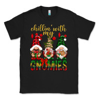 Black Chillin' with my gnomes Classic Tee - NancyCooperArtShop