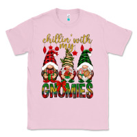 Bubblegum Pink Chillin' with my gnomes Classic Tee - NancyCooperArtShop