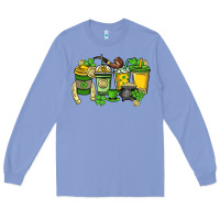 Colony Blue St. Patrick's Day coffee cups Long Sleeve Tee - HowdyJamesFarm