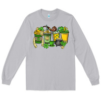 Moon Dust St. Patrick's Day coffee cups Long Sleeve Tee - HowdyJamesFarm