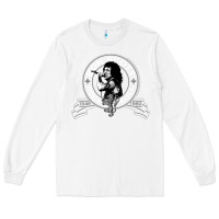 White Bon Scott Rock n' Roll Lion Shield Long Sleeve Tee - trangStudio