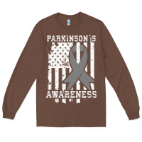 Chestnut Parkinson's Disease Awareness T  Gift for PD Patients Long Sleeve Tee - trangStudio