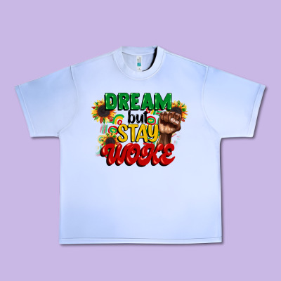 Dream But Stay Woke Juneteenth Urban Heavy Tee Designed By Cowgirlartshop