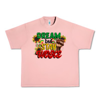 Salmon dream but stay woke juneteenth Urban Heavy Tee - CowGirlArtShop