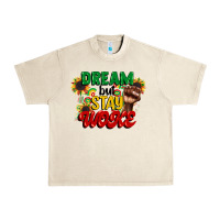 Sandshell dream but stay woke juneteenth Urban Heavy Tee - CowGirlArtShop