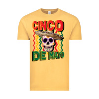 Vintage Mustard cinco de mayo with skull Vintage Tee - CowGirlArtShop