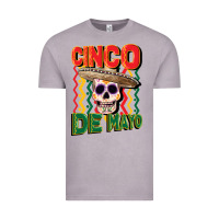 Vintage Zinc cinco de mayo with skull Vintage Tee - CowGirlArtShop
