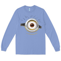 Colony Blue Carl Side Smile Long Sleeve Tee - trangStudio