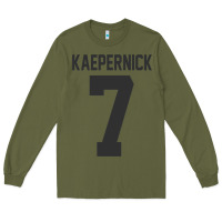 Army Green Men Colin Kaepernick Football 7 Gift Long Sleeve Tee - trangStudio