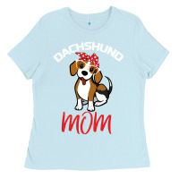 Baby Blue Dachshund Mom Ladies Tee - Bettercallsaul