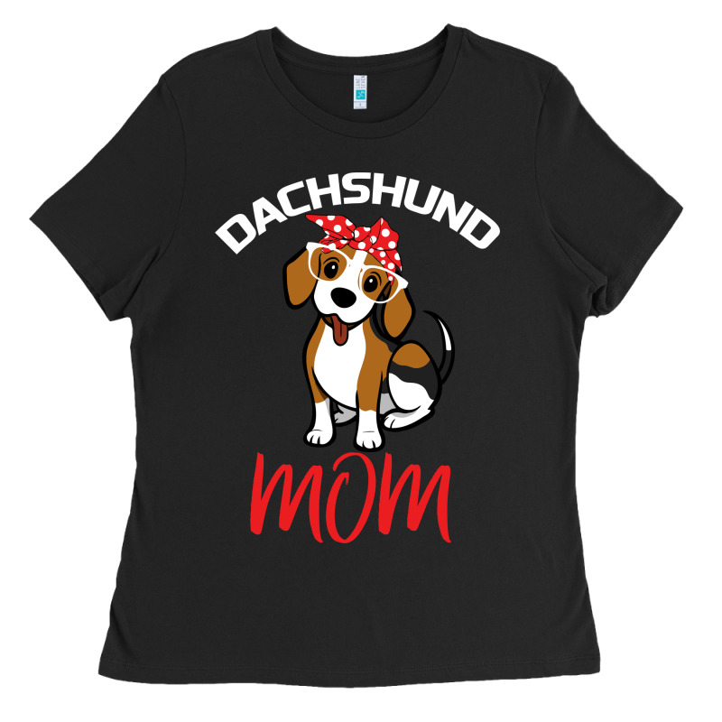 Dachshund Mom Ladies Tee by Bettercallsaul | Teevron