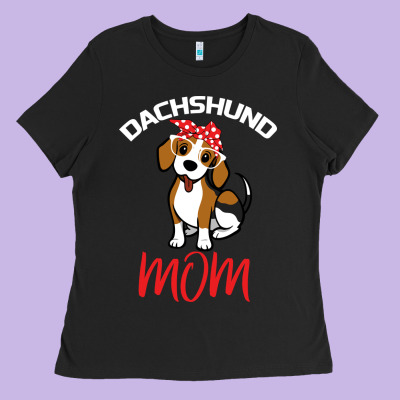 Dachshund Mom Ladies Tee Designed By Bettercallsaul