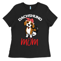 Black Dachshund Mom Ladies Tee - Bettercallsaul