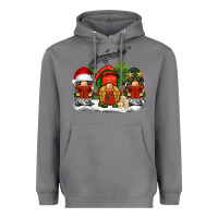 Storm Christmas choir gnomes Heavyweight Hoodie - BarkalooDesign
