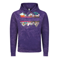Cloud Purple custom name nurse Vintage Hoodie - CowGirlArtShop