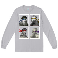Moon Dust Ninja Artists Leonardo Donatello Raphael Michelangelo Parody Renaissan Long Sleeve Tee - trangStudio