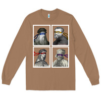 Toasted Coconut Ninja Artists Leonardo Donatello Raphael Michelangelo Parody Renaissan Long Sleeve Tee - trangStudio