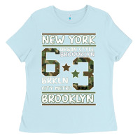 Baby Blue Newyork Brooklyn Ladies Tee - Bettercallsaul