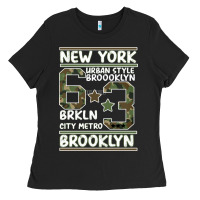 Black Newyork Brooklyn Ladies Tee - Bettercallsaul