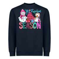 Navy It's Freezin Season Heavyweight Sweatshirt - CowhideDigitalArt
