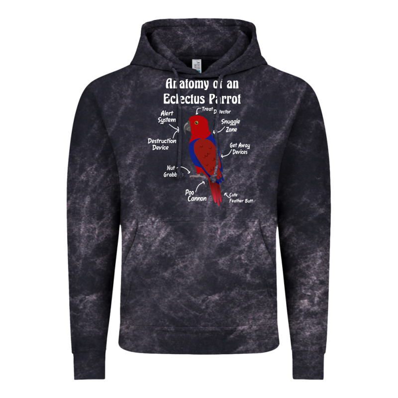 Anatomy Of A Female Eclectus Parrot Vintage Hoodie by trangStudio | Teevron