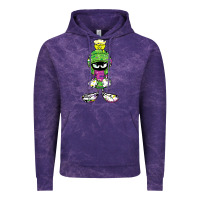 Cloud Purple Marvin The Martian Glitch Vintage Hoodie - trangStudio