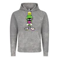 Cloud Rock Marvin The Martian Glitch Vintage Hoodie - trangStudio