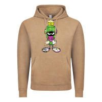 Marvin The Martian Glitch Vintage Hoodie | Teevron