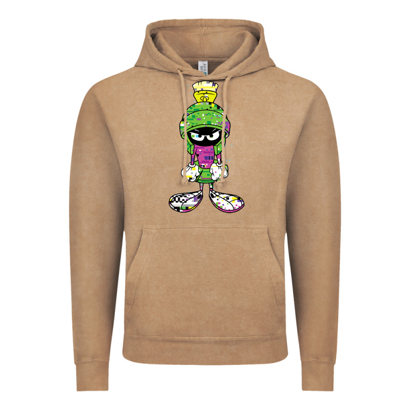 Marvin The Martian Glitch Vintage Hoodie by trangStudio | Teevron