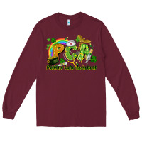 Burgundy PCA Patient Care Assistant St. Patrick's Day Long Sleeve Tee - CowGirlArtShop