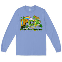 Colony Blue PCA Patient Care Assistant St. Patrick's Day Long Sleeve Tee - CowGirlArtShop