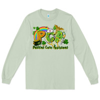 Matcha PCA Patient Care Assistant St. Patrick's Day Long Sleeve Tee - CowGirlArtShop