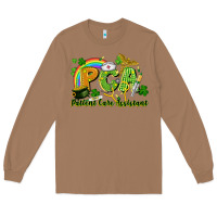 Toasted Coconut PCA Patient Care Assistant St. Patrick's Day Long Sleeve Tee - CowGirlArtShop