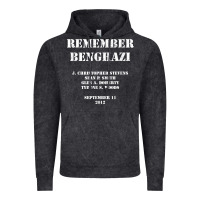 Vintage Black Remember Benghazi Patriotic For US Veteran Gift Vintage Hoodie - trangStudio