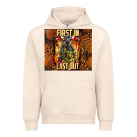 Sandshell first in last out firefighter Urban Hoodie - AdoDesignShop