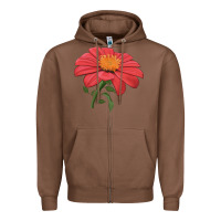 Chestnut del sol sunflower Zipper Hoodie - LillyAllenDesigns