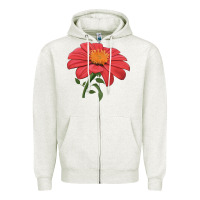Oatmeal Heather del sol sunflower Zipper Hoodie - LillyAllenDesigns