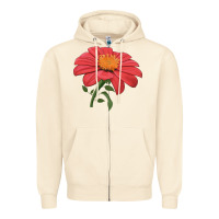 Sandshell del sol sunflower Zipper Hoodie - LillyAllenDesigns