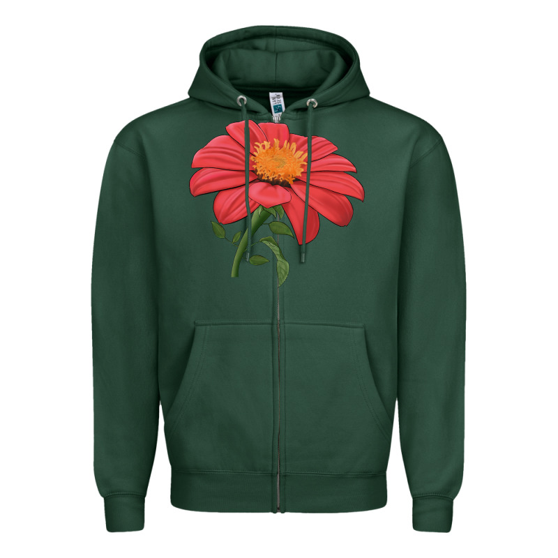 Del Sol Sunflower Zipper Hoodie by LillyAllenDesigns | Teevron