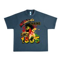 Midnight Navy breaking chains since 1865 Urban Heavy Tee - CowGirlArtShop