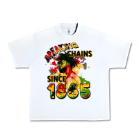 White breaking chains since 1865 Urban Heavy Tee - CowGirlArtShop