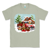 Matcha Christmas gnomes with red truck Classic Tee - NancyCooperArtShop