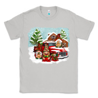 Moon Dust Christmas gnomes with red truck Classic Tee - NancyCooperArtShop
